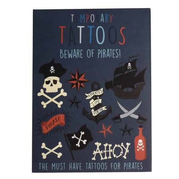 Beware of Pirates Temporary Tattoos - Rex London - Pirate Tattoos for Children