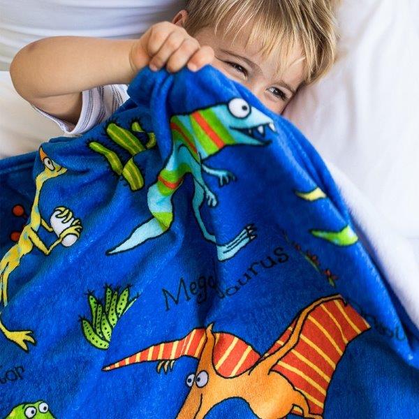 Dinosaur Snuggle Blanket for Children - Tyrrell Katz - Children's Snuggle Fleece Blankets - Kids Soft Blanket