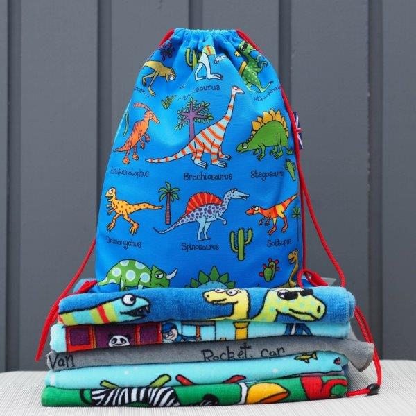 Dinosaur Swim Bag for Children - Tyrrell Katz - Children's Sports Activity Bags