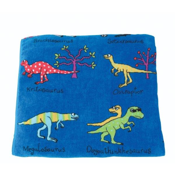 Dinosaur Cotton Towel for Children - Tyrrell Katz - Children's Dinosaur Towels - Kids Towels
