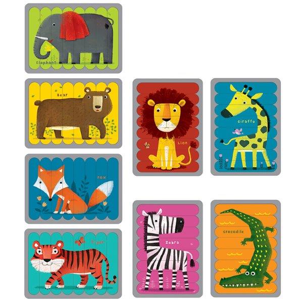 Lolly Stick Animal Puzzle - Children's Jigsaw Puzzles - House of Marbles Toys