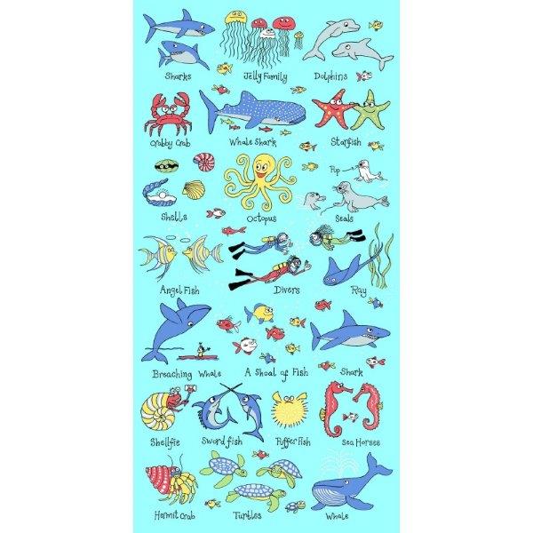 Ocean Cotton Towel for Children - Tyrrell Katz - Children's Ocean Towels - Kids Towels