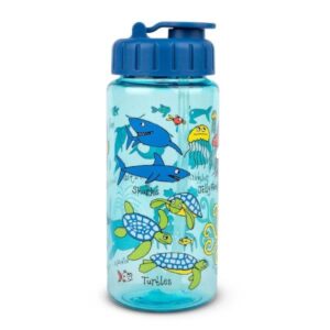 Tyrrell Katz Ocean Drinking Bottle for Children with Straw - Eco-Friendly and Reusable