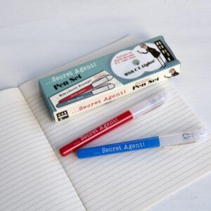 Secret Agent Spy Pen Set - Rex London - Invisible Ink Pens for Children