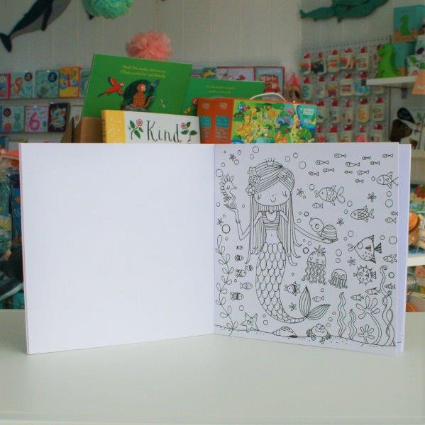 Under the Sea Mermaid Colouring Book - Rachel Ellen Designs - Children's Colouring Books