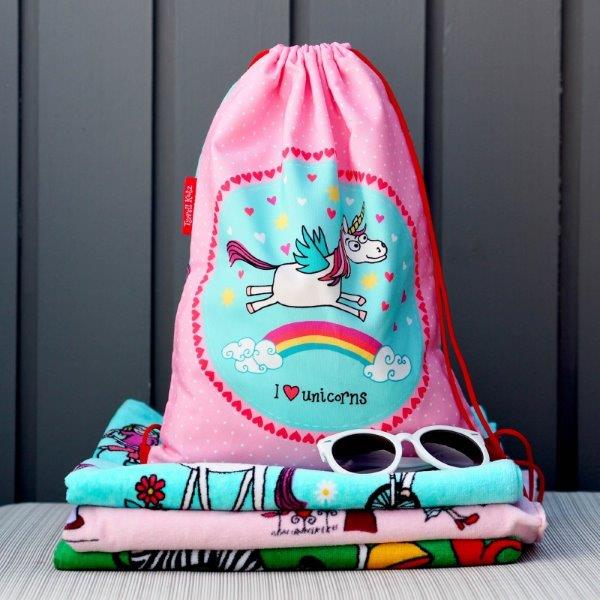 Unicorn Activity Swim Bag for Children - Tyrrell Katz - Children's Sports Activity Bags