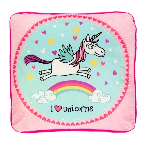 Unicorn Plush Cushion for Children - Tyrrell Katz - Children's Cushions - Kids Unicorn Cushion