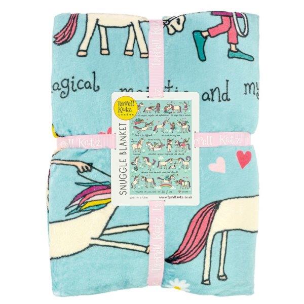Unicorn Snuggle Blanket for Children - Tyrrell Katz - Children's Fleece Blanket - Kids Soft Blankets