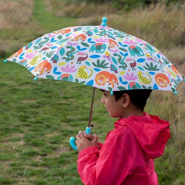 Wild Wonders Umbrella for Children - Rex London - Children's Wild Animal Wonders Umbrellas
