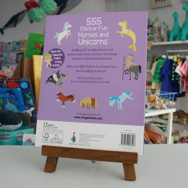 555 Sticker Fun Horses and Unicorns Sticker Book for Children - Children's Sticker Books