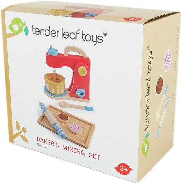 Baker's Mixing Set for Children - Tenderleaf Toys - Children's Toy Mixer Baking Set