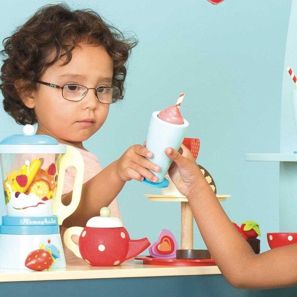 Fruit & Smooth Wooden Blender Set - Le Toy Van - Children's Pretend Toy Blender and Smoothie Maker