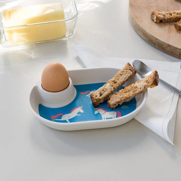 Magical Unicorn Egg Plate for Children - Rex London - Children's Unicorn Egg Cup Holder