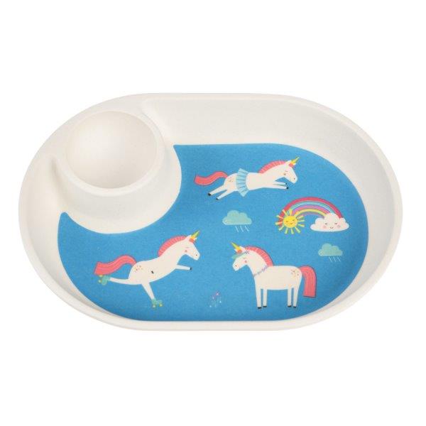 Magical Unicorn Egg Plate for Children - Rex London - Children's Unicorn Egg Cup Holder