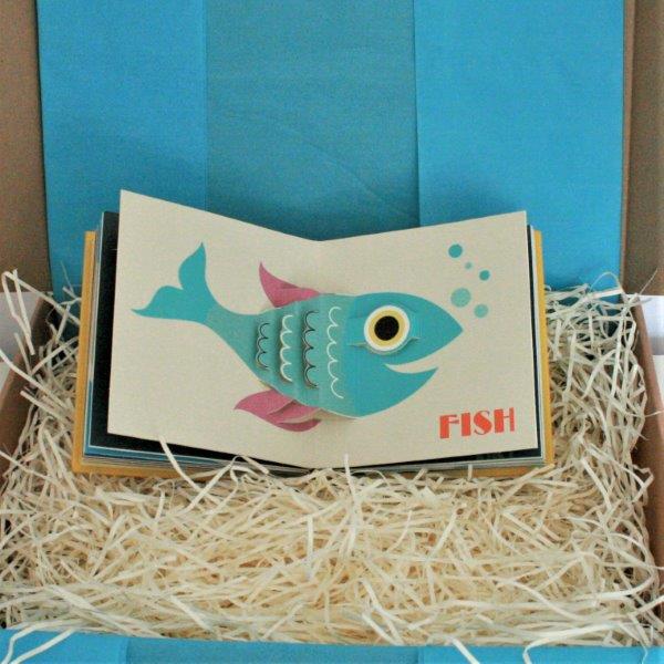 Ocean Pop Up Book - Fish - Seaside Delux Baby Gift Box - Ebb & Flow Kids