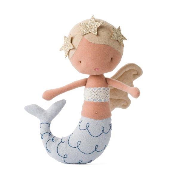 Pearl Mermaid Doll by Picca Loulou - Mermaid Soft Doll - Handmade