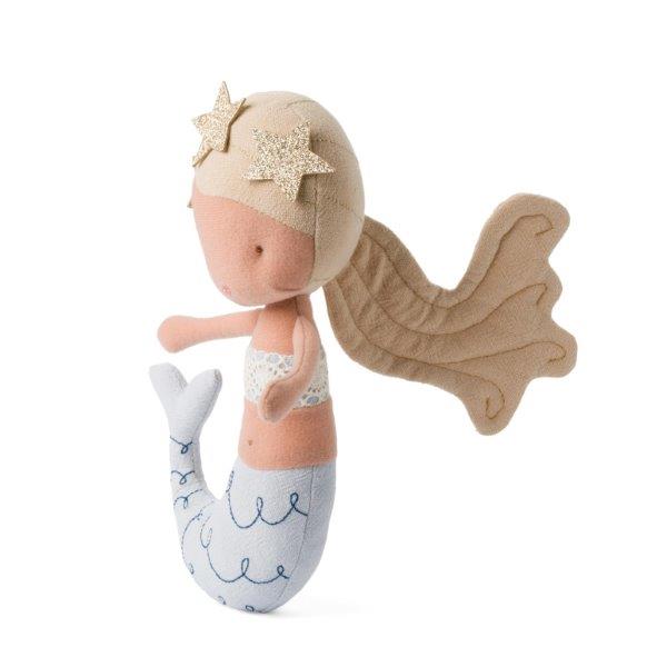Pearl Mermaid Doll by Picca Loulou - Mermaid Soft Doll - Handmade