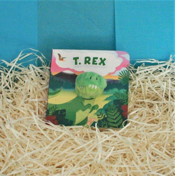 T-Rex Dinosaur Finger Puppet Book - Dinosaur Baby Gift Box - Ebb & Flow Kids