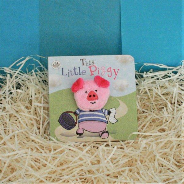 This Little Piggy Finger Puppet Book - Rose Baby Gift Box - Ebb & Flow Kids