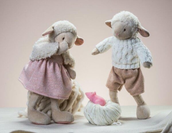 Dylan Lamb & Dilys Lamb - Ragtales Soft Toys for Children - Children's Lamb Soft Toys