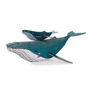 3D Whale Puzzle for Children Ages 6+ by Janod Toys
