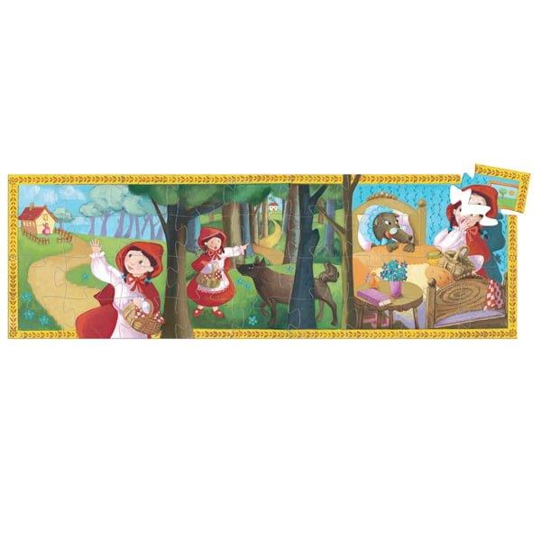 Dejco Silhouette Puzzle Little Red Riding Hood which comes in a shaped box.