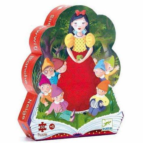 Snow White jigsaw puzzle for children depicting three key scenes from this much-loved children's fairy tale.