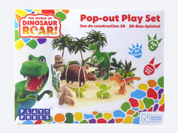 Dinosaur Roar! A pop-out play for children age 3+ from Playpress Eco Toys