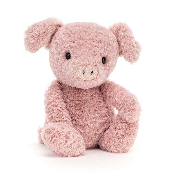Buy this pink pig soft toy from Jellycat. Tumbletuft Pig Ebb & Flow kids